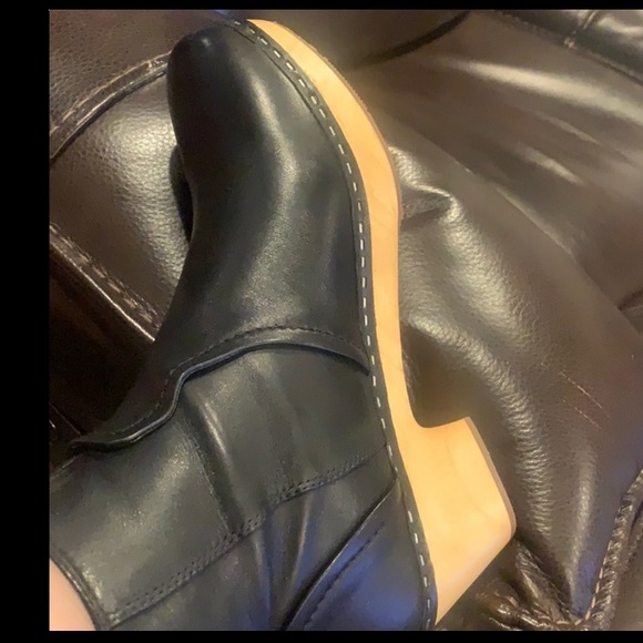 NWB  Patricia Nash Rafael Leather Ankle boots Black Size US 10 new in box - Picture 2 of 7